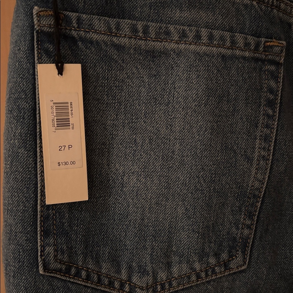 Banana Republic NWT Petite Blue wide leg Jeans. - Picture 5 of 14